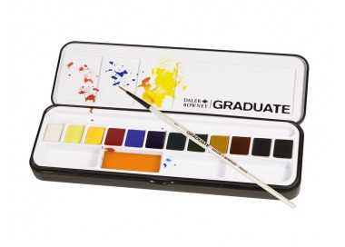 Acuarela daler rowney graduate caja metal de 12 unidades colores surtidos