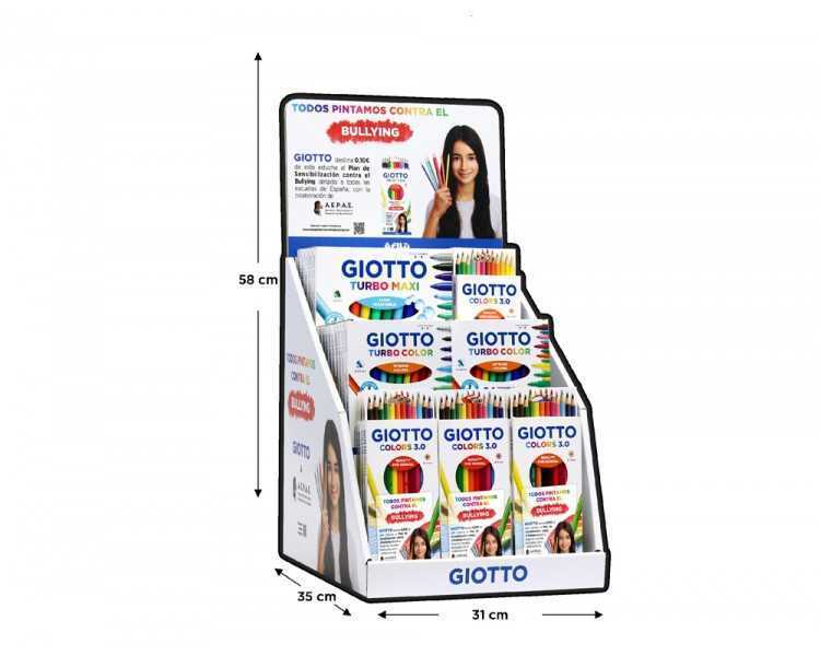 Expositor sobremesa giotto contra el bullying