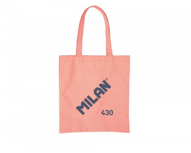 Bolsa con asas milan tote bag serie 1918 color rosa 380x410 mm