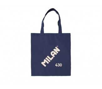 Bolsa con asas milan tote bag serie 1918 color azul marino 380x410 mm