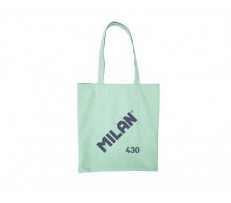 Bolsa con asas milan tote bag serie 1918 color verde 380x410 mm