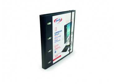 Carpeta con recambio pardo polipropileno foam personalizable 4 anillas 35 mm negro
