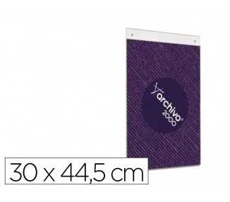 Expositor mural archivo 2000 din a3 vertical con taladros espesor 2 mm cristal transparente 300x445 mm