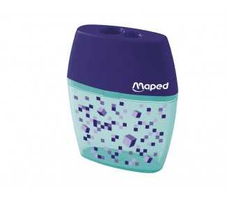 Sacapuntas maped plastico shaker pixel party 2 usos