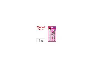 Mini set papeleria maped barbie 4 piezas Mini set papeleria maped barbie 4 piezas