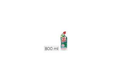 Limpiador de inodoros wc net gel energy desincrustante botella de 800 ml