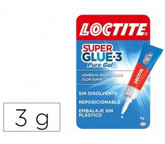 Pegamento loctite 3 gr adhesivo instantaneo gel reposicionable