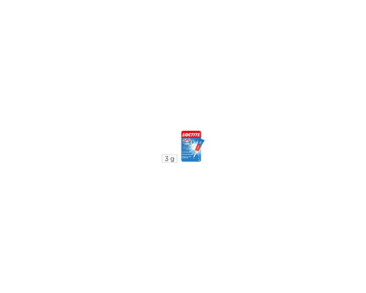 Pegamento loctite 3 gr adhesivo instantaneo gel reposicionable