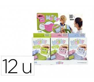 Expositor sobremesa sello marcador de ropa marky infantil 12 unidades 3 colores surtidos