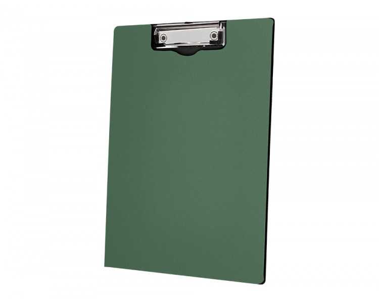 Carpeta q-connect miniclip superior din a4 plastico 50% reciclado verde oliva grosor 2,1 mm