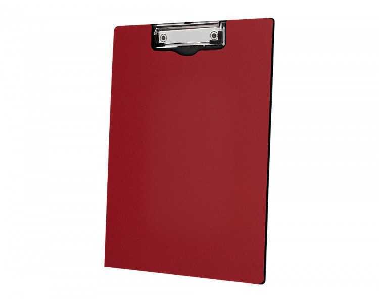 Carpeta q-connect miniclip superior din a4 plastico 50% reciclado rojo grosor 2,1 mm