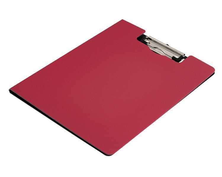 Carpeta q-connect miniclip superior din a4 plastico 50% reciclado rojo grosor 2,1 mm