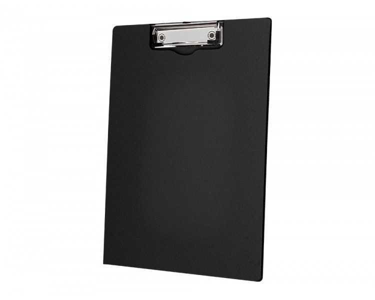 Carpeta q-connect miniclip superior din a4 plastico 50% reciclado negro grosor 2,1 mm