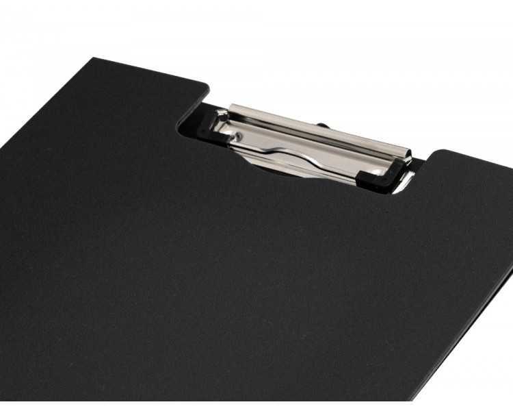 Carpeta q-connect miniclip superior din a4 plastico 50% reciclado negro grosor 2,1 mm