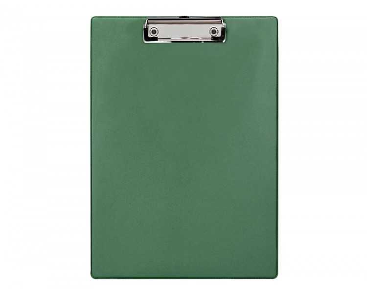 Portanotas q-connect plastico 50% reciclado din a4 verde oliva grosor 2,1mm