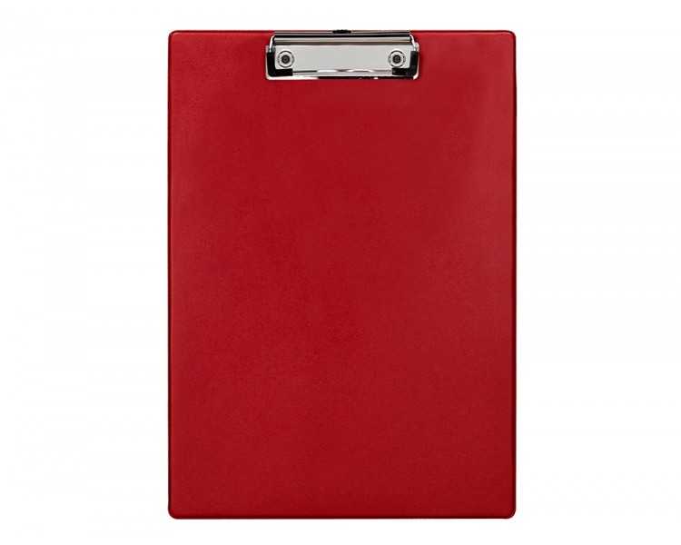 Portanotas q-connect plastico 50% reciclado din a4 rojo grosor 2,1mm