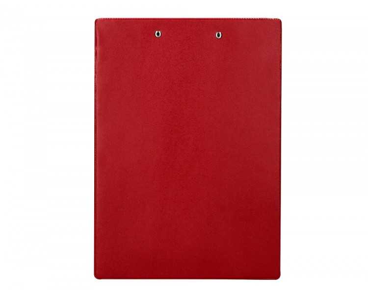 Portanotas q-connect plastico 50% reciclado din a4 rojo grosor 2,1mm