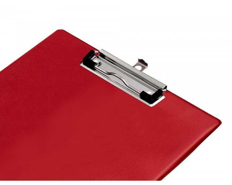 Portanotas q-connect plastico 50% reciclado din a4 rojo grosor 2,1mm