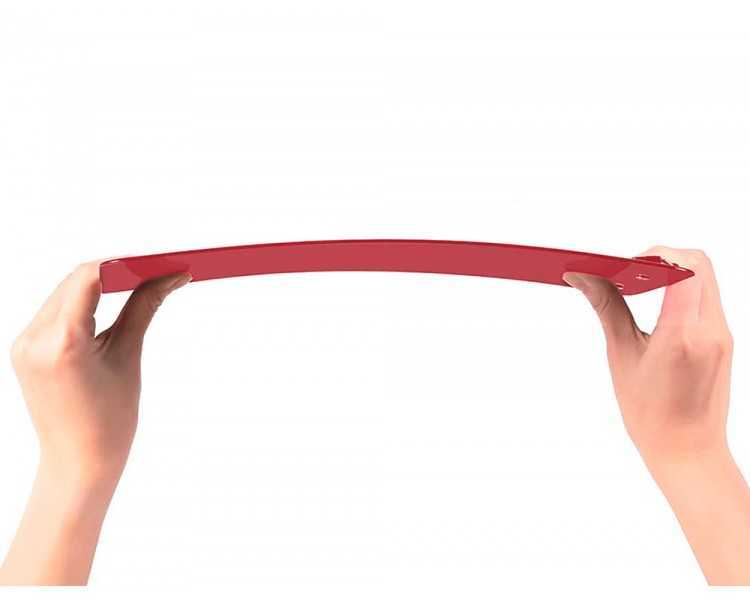 Portanotas q-connect plastico 50% reciclado din a4 rojo grosor 2,1mm