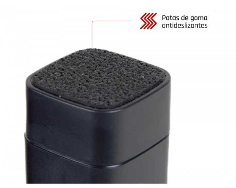Soporte q-connect para monitor /impresora ajustable altura 10,3cm a 13,3cm con cajon color negro 434x336x133 mm