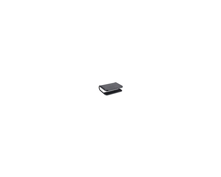 Soporte q-connect para portatil y monitor de pc con bandeja organizadora color negro 380x295x110 mm