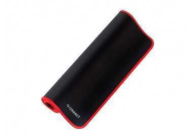 Alfombrilla para raton q-connect xxl negra con borde rojo 900x400 mm Alfombrilla para raton q-connect xxl negra con borde rojo 900x400 mm