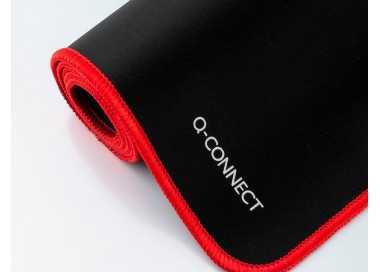 Alfombrilla para raton q-connect xxl negra con borde rojo 900x400 mm Alfombrilla para raton q-connect xxl negra con borde rojo 900x400 mm