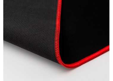 Alfombrilla para raton q-connect xxl negra con borde rojo 900x400 mm Alfombrilla para raton q-connect xxl negra con borde rojo 900x400 mm