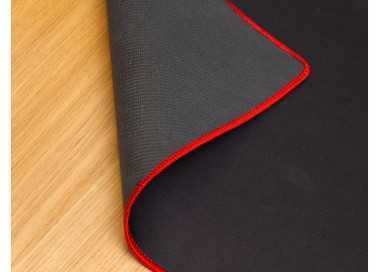Alfombrilla para raton q-connect xxl negra con borde rojo 900x400 mm Alfombrilla para raton q-connect xxl negra con borde rojo 900x400 mm