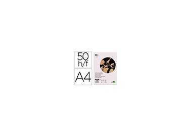 Papel kraft liderpapel a4 180g/m2 paquete de 50 hojas