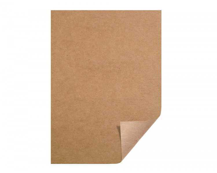 Papel kraft liderpapel a4 180g/m2 paquete de 50 hojas