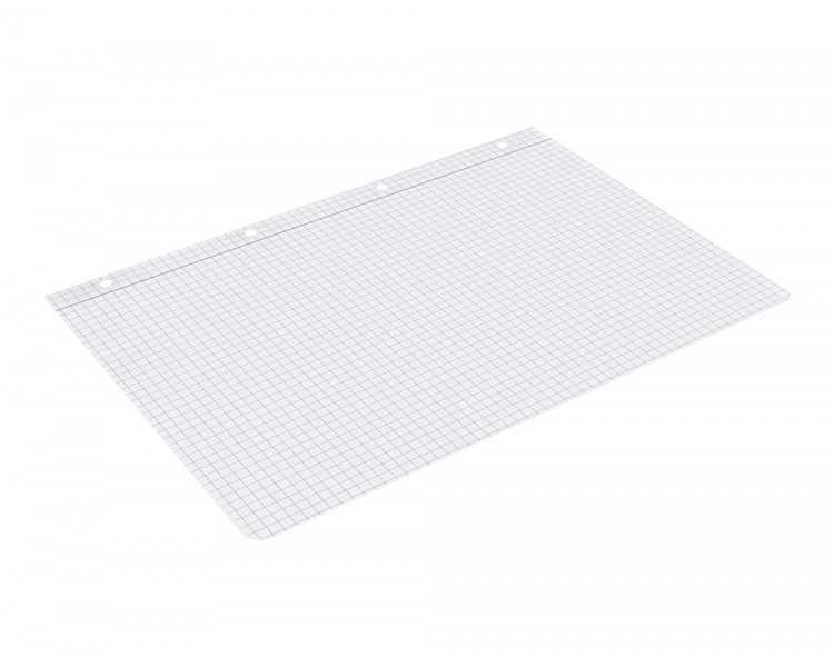 Recambio liderpapel a4 100 hojas papel reciclado 100% 80g/m2 cuadro 4mm con margen 4 taladros