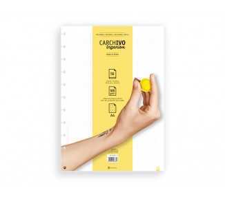 Recambio cuaderno carchivo ingeniox a4 50 hojas dots