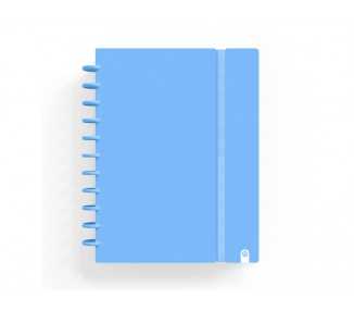 Cuaderno carchivo ingeniox foam a5 80h cuadricula azul pastel