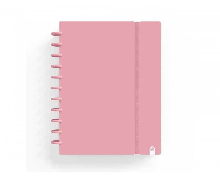 Cuaderno carchivo ingeniox foam a5 80h cuadricula rosa pastel
