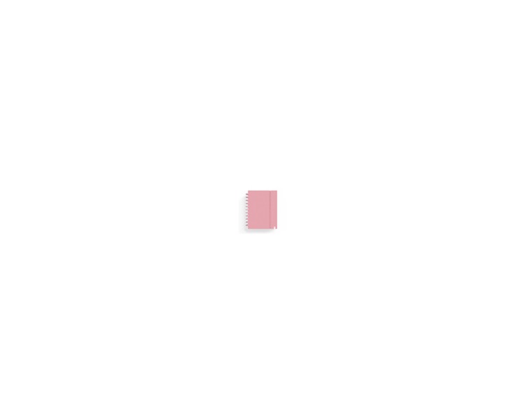 Cuaderno carchivo ingeniox foam a5 80h cuadricula rosa pastel