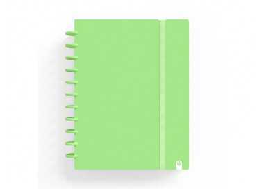 Cuaderno carchivo ingeniox foam a5 80h cuadricula verde pastel