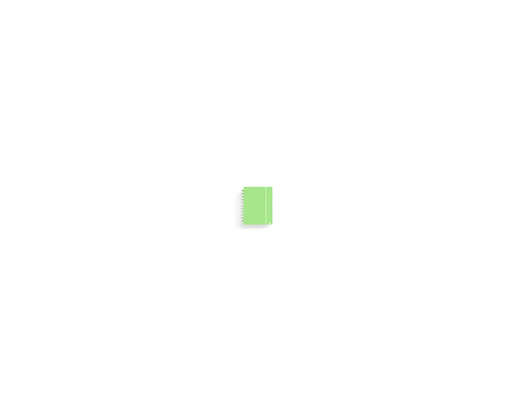 Cuaderno carchivo ingeniox foam a5 80h cuadricula verde pastel