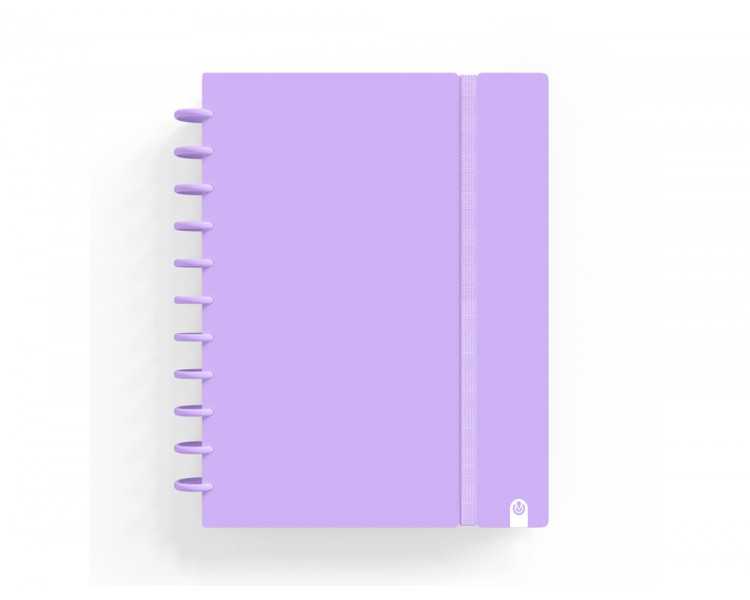 Cuaderno carchivo ingeniox foam a5 80h cuadricula malva pastel