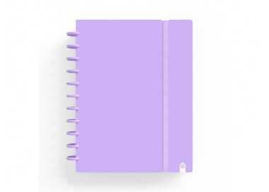 Cuaderno carchivo ingeniox foam a5 80h cuadricula malva pastel