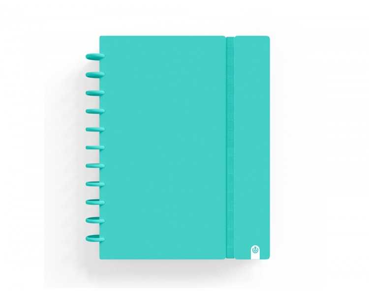 Cuaderno carchivo ingeniox foam a5 80h cuadricula menta pastel