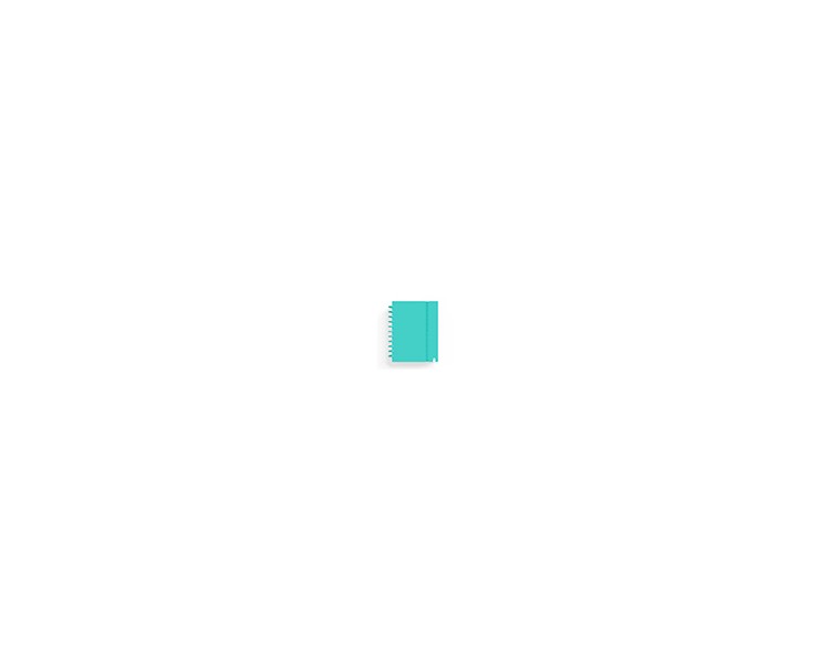Cuaderno carchivo ingeniox foam a5 80h cuadricula menta pastel
