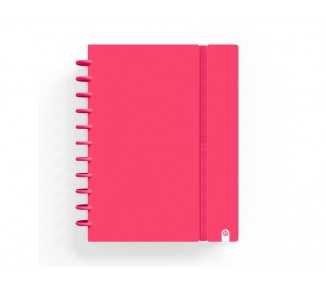 Cuaderno carchivo ingeniox foam a5 80h cuadricula rojo