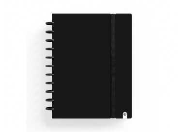 Cuaderno carchivo ingeniox foam a5 80h cuadricula negro