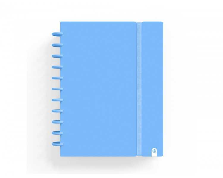 Cuaderno carchivo ingeniox foam a4 80h cuadricula azul pastel