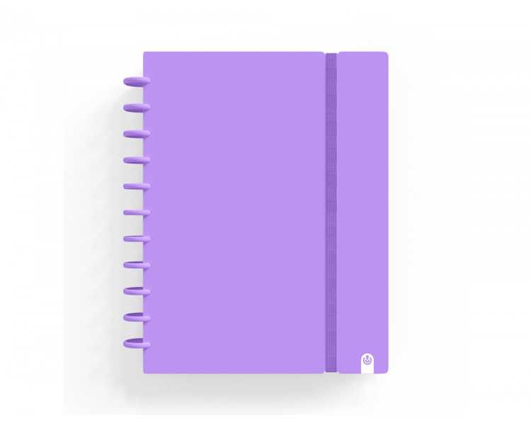 Cuaderno carchivo ingeniox foam a4 80h cuadricula violeta
