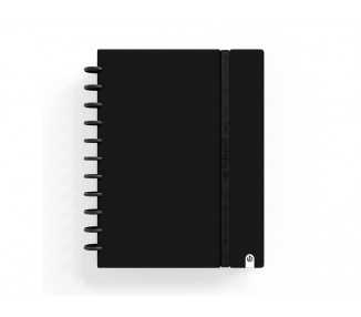 Cuaderno carchivo ingeniox foam a4 80h cuadricula negro