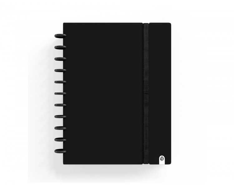 Cuaderno carchivo ingeniox foam a4 80h cuadricula negro