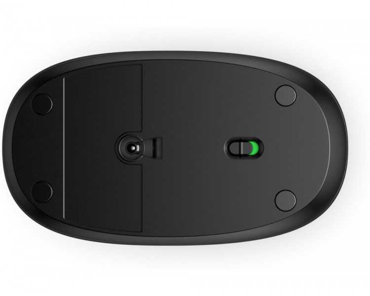 Raton hp 245 bluetooth 3 botones 1600 dpi color negro