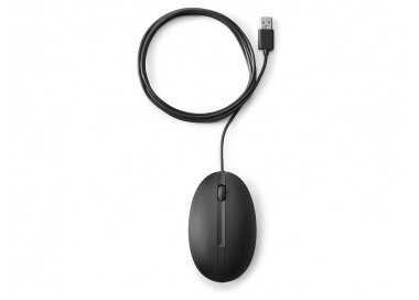 Raton hp 320m optico 1000 dpi usb-a longitud cable 180 cm color negro